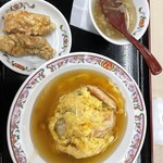 餃子の王将 - 料理写真:天津飯セット