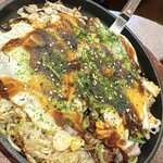 Hiroshima Okonomiyaki Kurumi - 半熟スペシャル