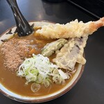 長麺うどん - 天盛りカレーうどん 小 950円