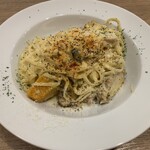 自家製生パスタ専門店 木本屋 - C 黒胡椒香るやわらか鶏もも肉と甘栗カボチャのチーズクリームソース