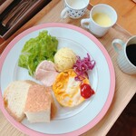 TABINEKO CAFE - TABINEKO CAFE モーニングセット¥800