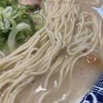 Hakata Ramen Tsurukame Do Miyoshi Fujikubo Ten - 細麺アップ