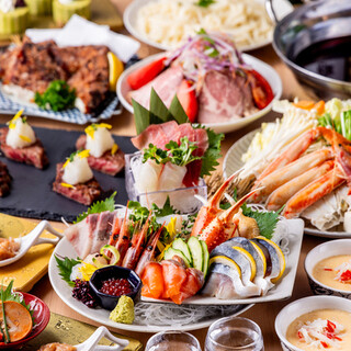 They also have Seafood from Toyosu Market, as well as dishes made with Wagyu beef and local chicken.