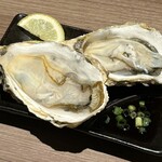 個室居酒屋 ちからホール - 殻付き生牡蠣