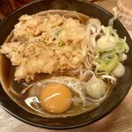 Rokumon Soba Kanasugibashi Ten - かきあげそば+生玉子