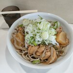 麺処 盛盛 - もつそば¥750＋麺2倍¥200