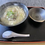 Ichifuku - かきラーメン（しお）1,400円