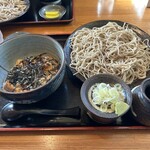 Mihoro Juuwari Soba - ミニとり丼そばセット1,200円