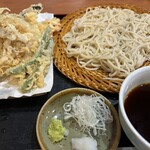 Miyabi - 野菜天もりそば1150円