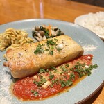 八王子ブロッサム - 日替わりプレートランチ　パスタ、ライス大盛り無料！