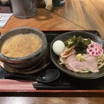 Kanazawa Noukou Amaebi Ramen Benibotan - 濃厚甘えびつけ麺　味玉