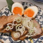 Toshimaen no Yuuhi - 煮玉子と焼豚650円