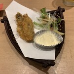 Sushi to Sake Yukyu - ちょい呑みセット1650円　アジフライ