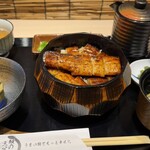 Okayama Nadai Unagi no Mitani - ひつまぶし御膳(上) 3000円