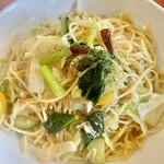 Italian Restaurant Pesca - 桜エビと夏野菜のペペロンチーノ