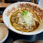 Soba de Omotenashi OLIMBA - カレー南蛮そばとミニごはん