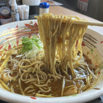 Soba de Omotenashi OLIMBA - スパイシーなカレーに二八の蕎麦がよく絡む！