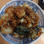 Tempura Kurokawa - かき揚天丼