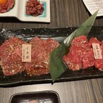 焼肉名匠 山牛 - イチボ、山牛カルビ