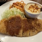 レストランカミヤ - ポークカツ　チキングラタン