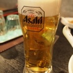 三代目 天竜 - ドリンク写真:とりあえず生ビール♪