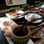 Yakiniku Taro Ichinomiya Ten - お肉コーナー