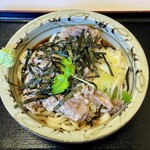 手打うどん 牛コロ 宮内 - 名物 牛コロ 1000円