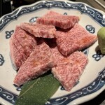 Yakiniku Horumon Kagiya Shinimamiya Ten - ロース並　塩