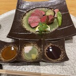 Kuroge Wagyu Senmon Ten no Sachi Yama no Sachi Yodoyabashi Ten - 