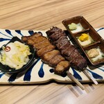 Hakata Tanka - 左　たんかの牛タン焼き
                      右　たんかの牛サガリ焼き