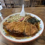 やよい食堂 - カツらーめん（正油）