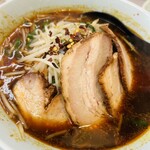 くるまやラーメン - 料理写真:台湾らーめんチャーシュートッピング\(//∇//)\