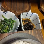 Ginshari Tei Kumada - ほうれん草の胡麻和え&ヒジキの煮物