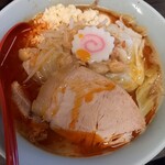 Men no. - 赤いラーメン並(1,000円)ニンニク•チョイヤサイ