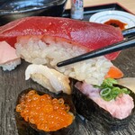 Sushi Sake Sakana Sugitama Senterasu Tenmonkan Ten - 