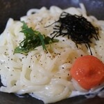 Umaimaguro to Seafood Izakaya Isaribi Shinbashi Ten - 明太クリームうどん　¥799