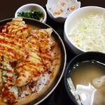 Miyajimaguchi - 穴子天丼定食 ¥1,350