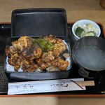 おが和 - 焼鳥重肉増し、ご飯大盛