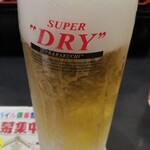 喜多方ラーメン 坂内 - 生ビール