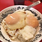 横浜家系ラーメン 黄金家 - 目玉焼丼！