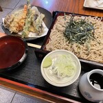 朝日屋 - 天ざる（1850円）