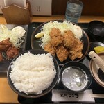 とんかつ こころ - 料理写真:上牡蠣フライ定食　1,500