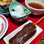 Yabu Chu Teishakuten Sandoten - さくら定食　みそ田楽、山菜おろし