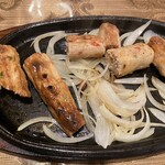 Chandni - レサミカバブ。鶏挽肉焼き。切ってしまいました。