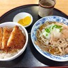 みどり亭 - 料理写真:福井名物セット（おろしそばとミニソースカツ丼）