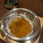 Shinto Buri - お焦げの部分はお茶漬けにします