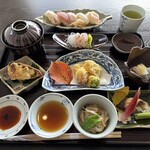 雪舟庵 - 寿司定食(昼) 3,500円