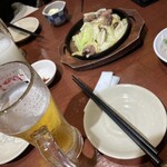 Kakuyasu Beer to Tetsunabe Gyoza 3 6 5 Sakaba Shonandai Ten - 