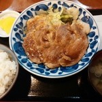 MIR CAFE - 焼肉定食　700円　2014/05