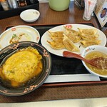 Gyoza no Osho Tsunan Ten - にんにくゼロ生姜餃子ランチ